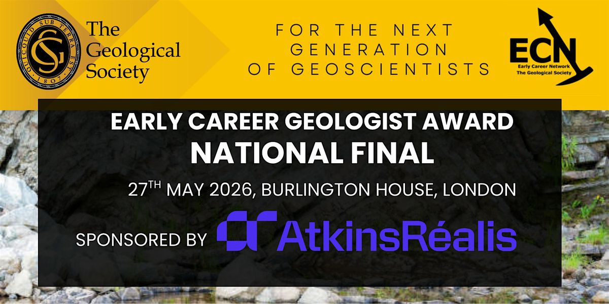 The Early Career Geologist Award 2026 - National Final