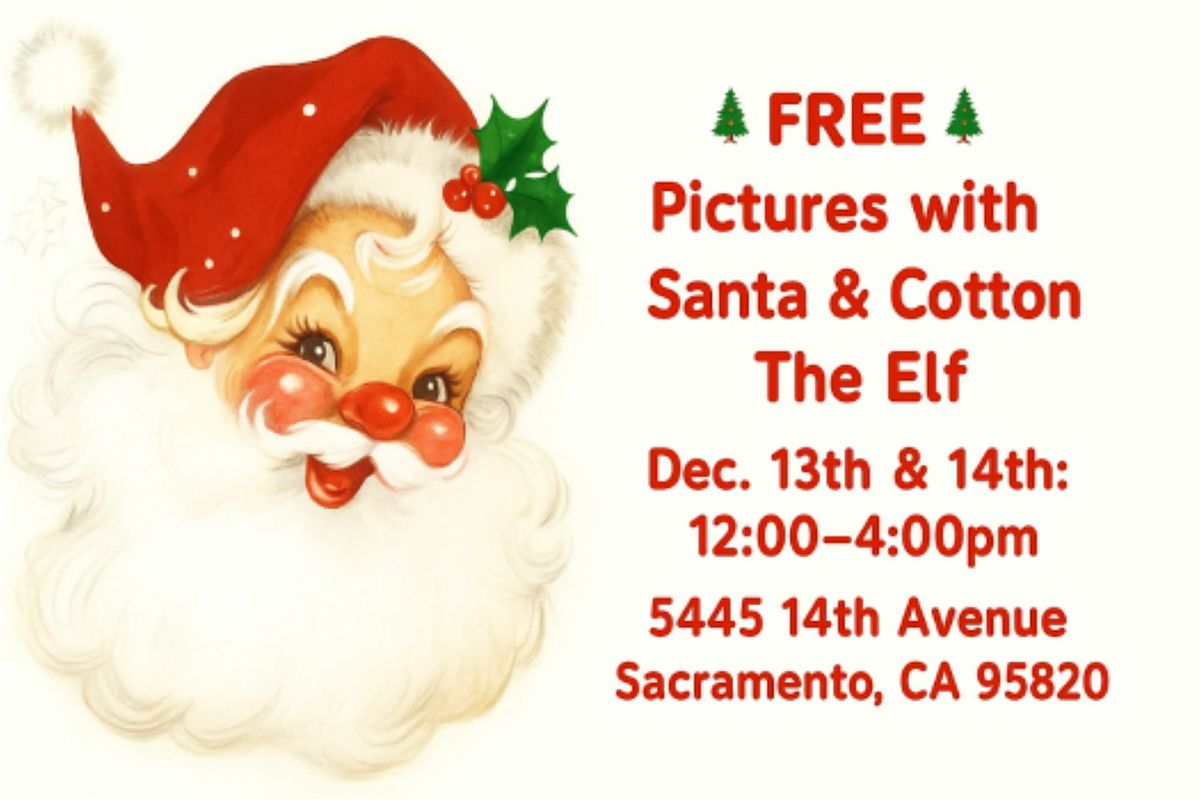 Pictures with Santa & Cotton The Elf