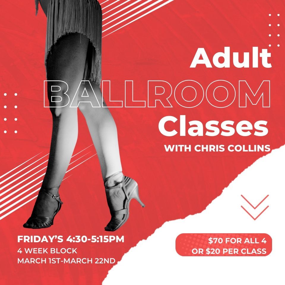 Adult Ballroom Classes-4 week block | Roc Dance, Webster, NY | March 1 ...