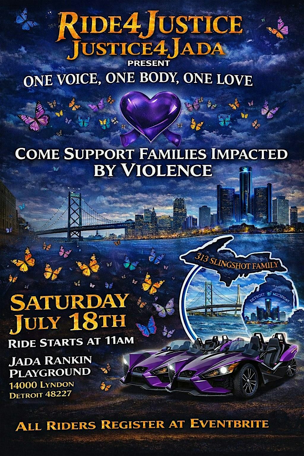 Justice4Jada Presents Ride4Cause 10th Annual Ride4Justice