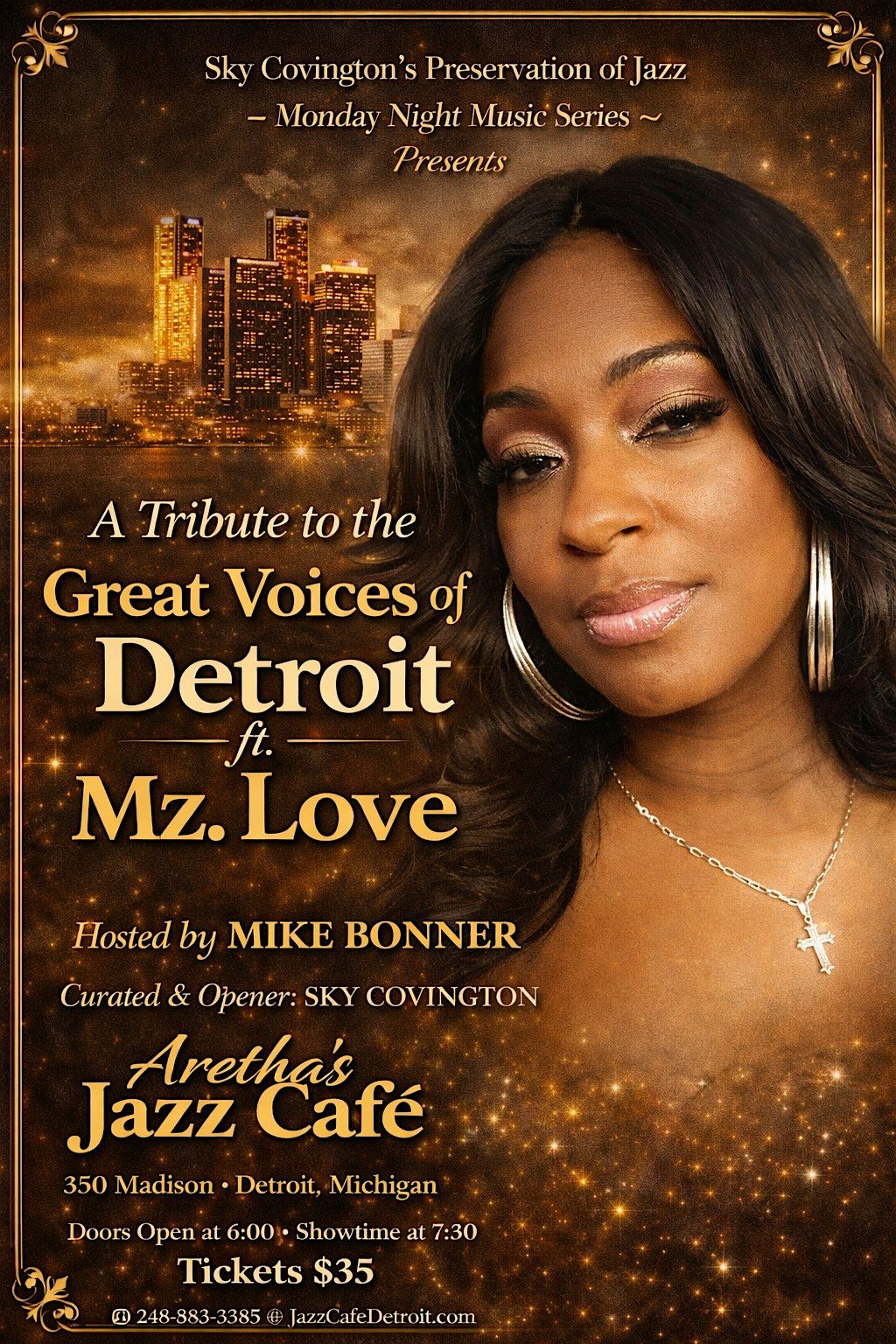 A Tribute to the Great Voices of Detroit Featuring Mz. Love