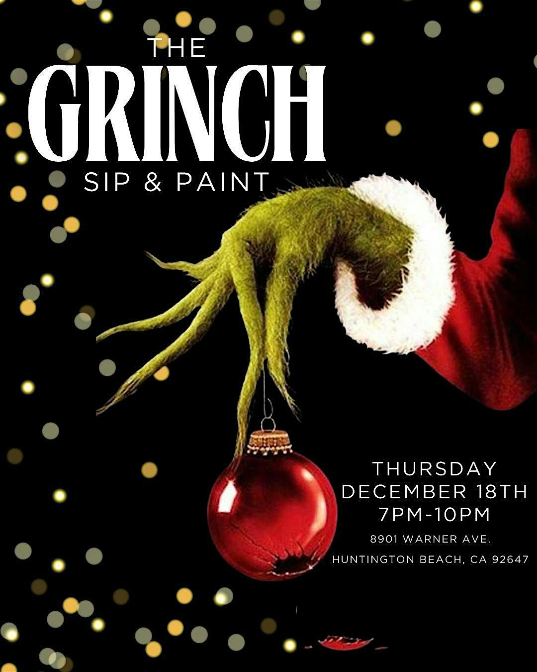 The Grinch Sip & Paint