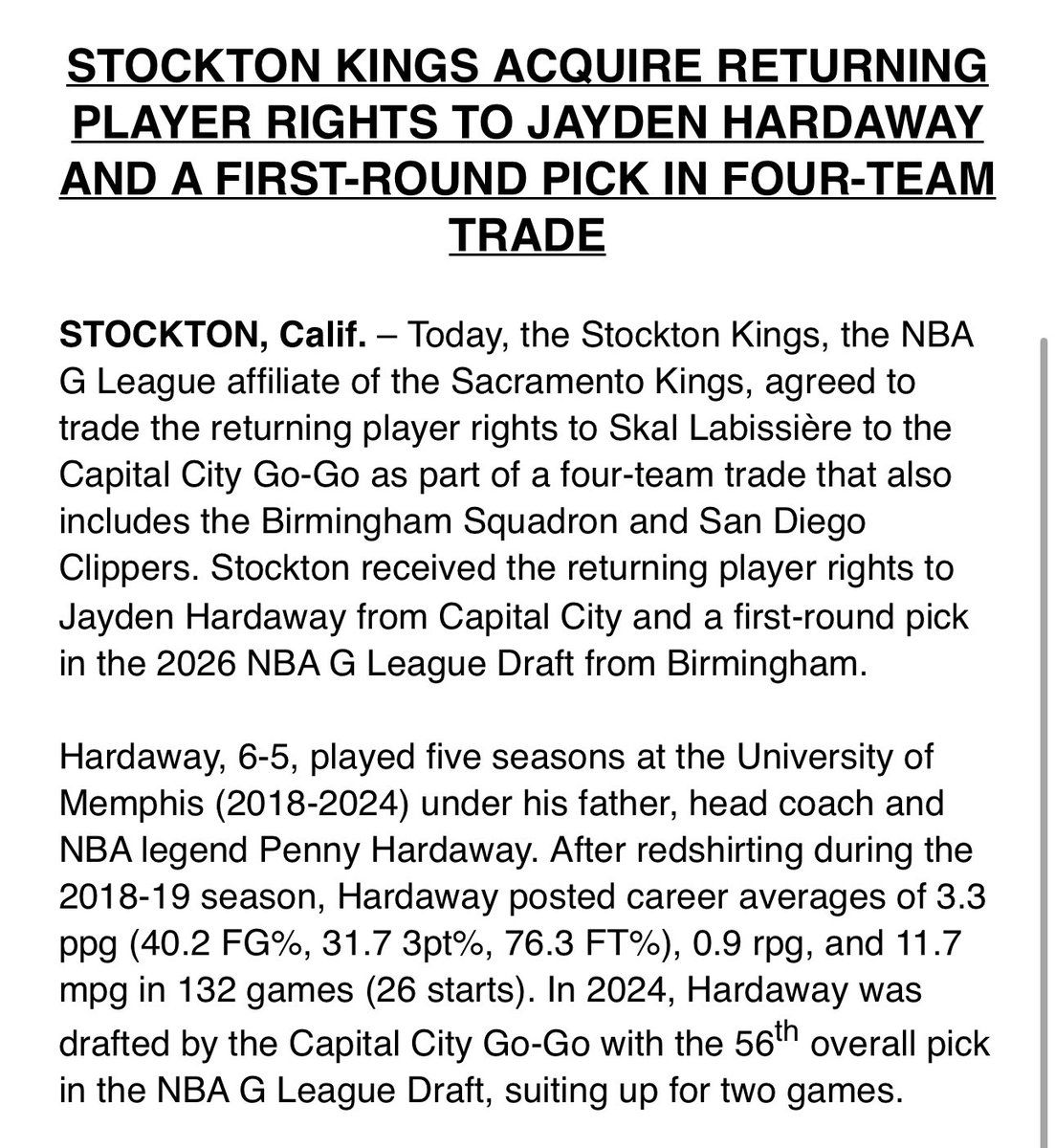 San Diego Clippers vs. Stockton Kings