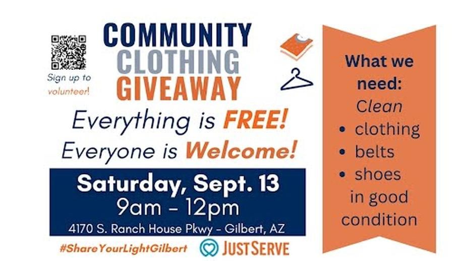 Community Clothing Giveaway