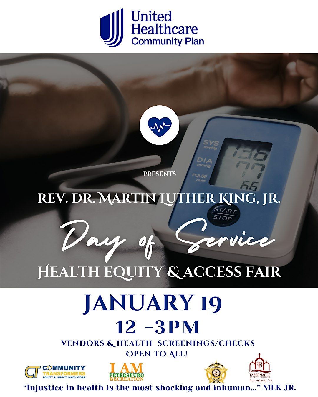 2025 - Rev. Dr. Martin Luther King, Jr. Day - Health Equity & Access Fair