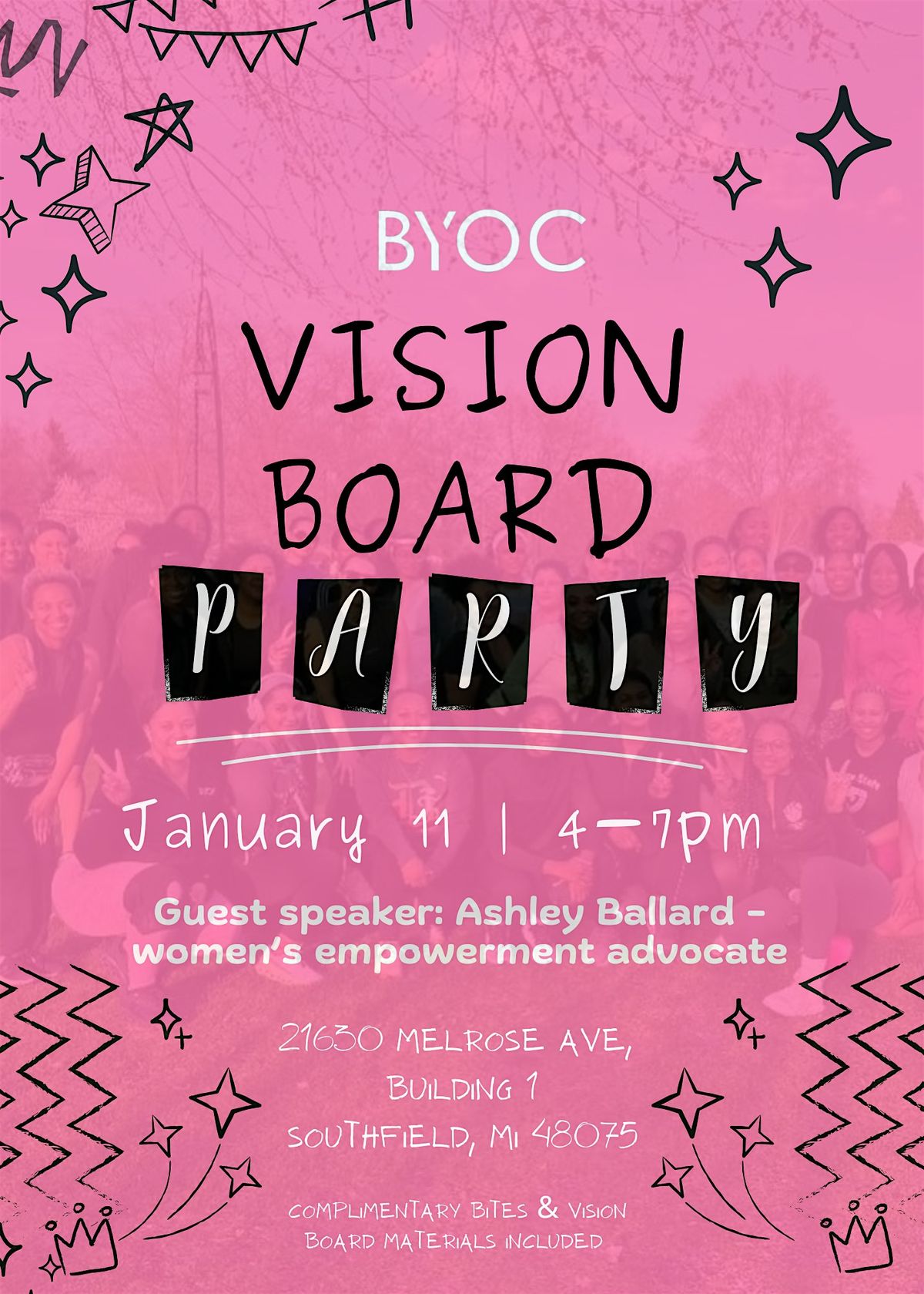 BYOC Vision Board Party