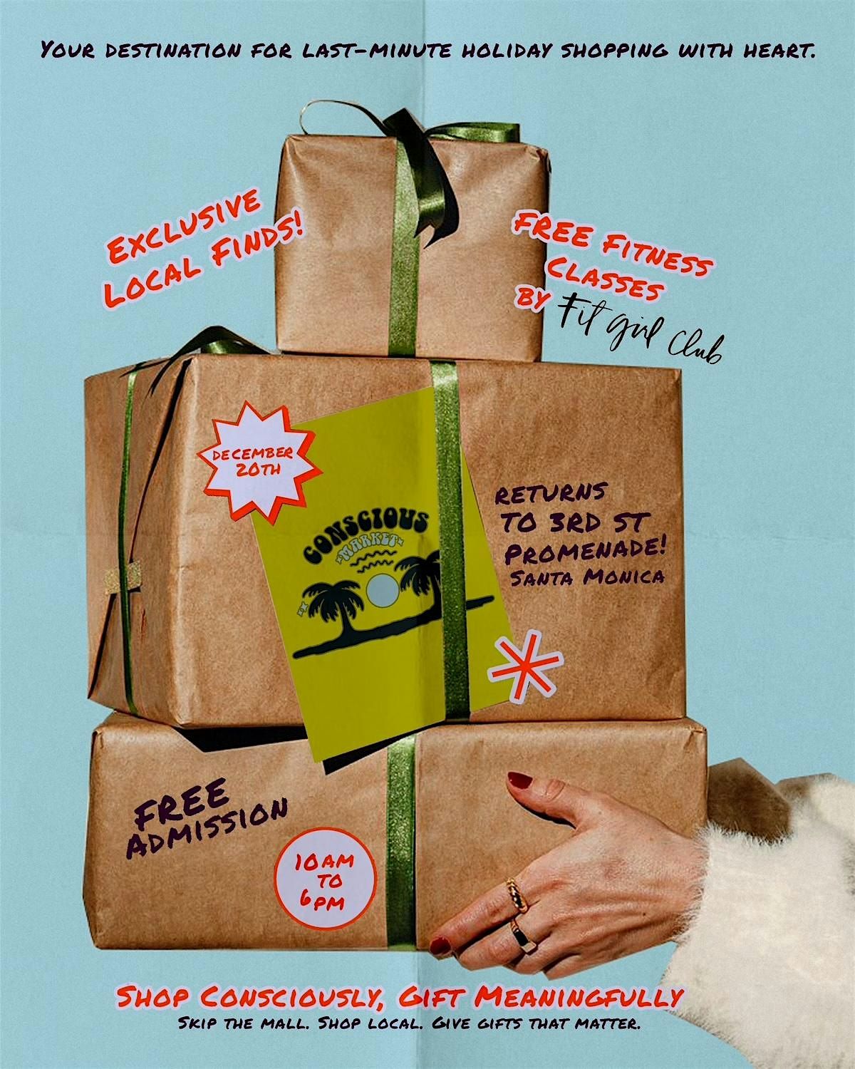 Conscious Market Holidays on Third Street Promenade