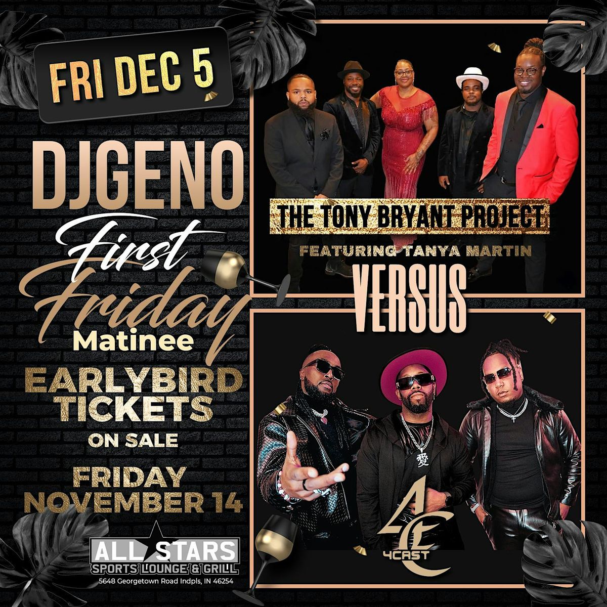 Djgeno first Friday matinee at Allstars