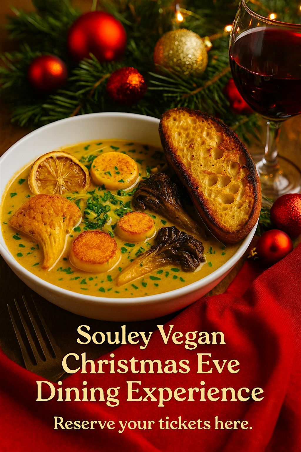 Souley Vegan Christmas Eve Dining Experience