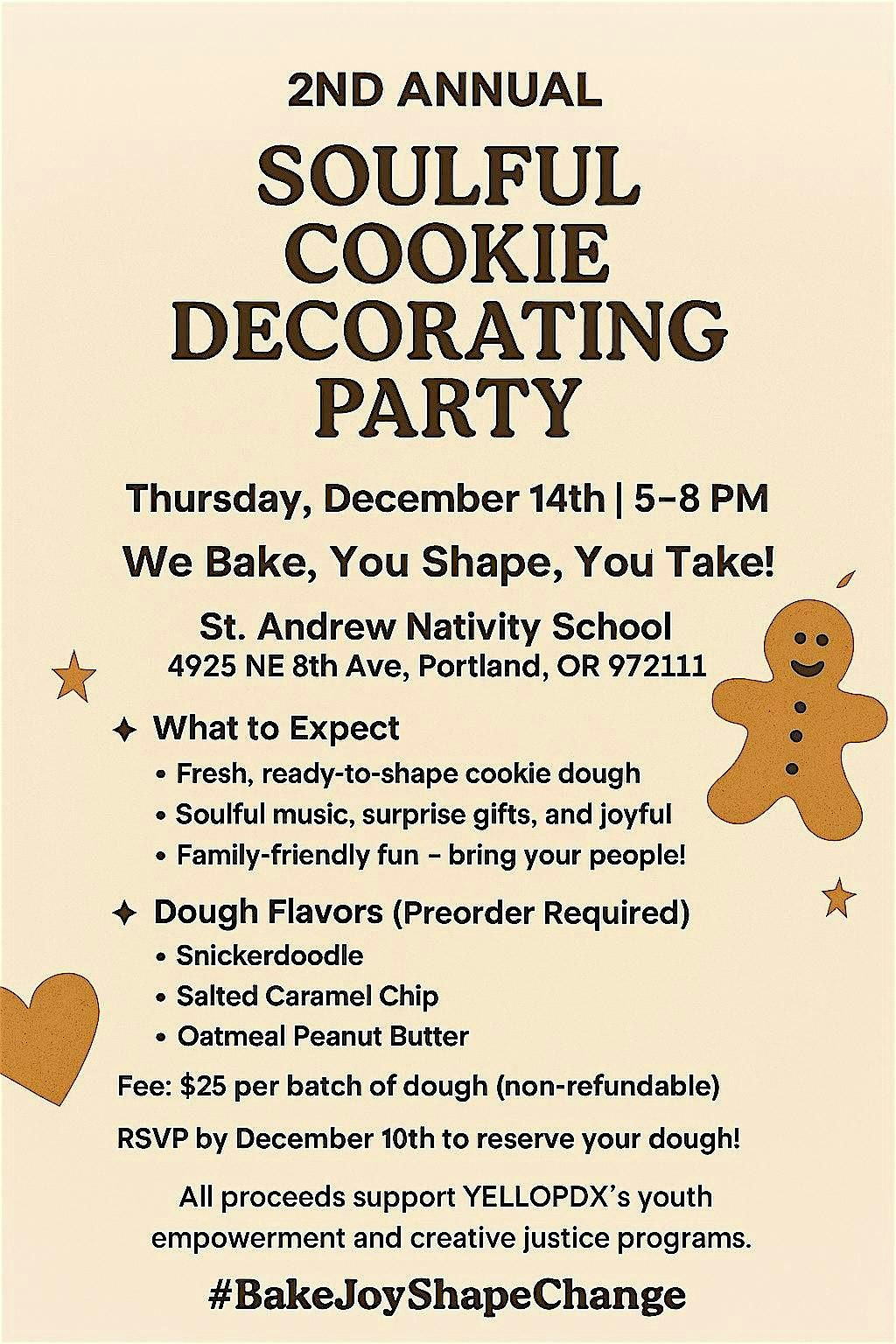 2nd Annual Soulful Cookie Decorating Party