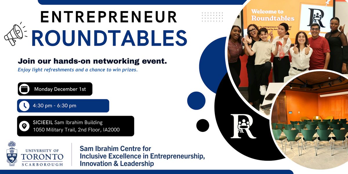 Entrepreneur RoundTables