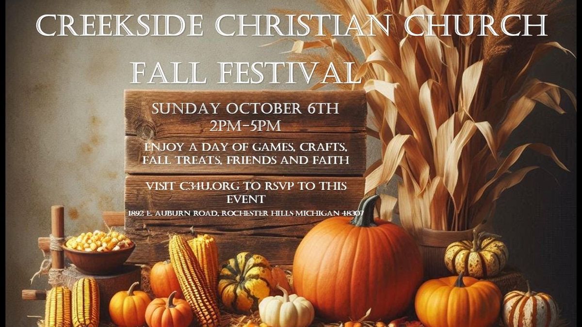 Fall Festival 1892 E. Auburn Road, Rochester Hills, MI, United States