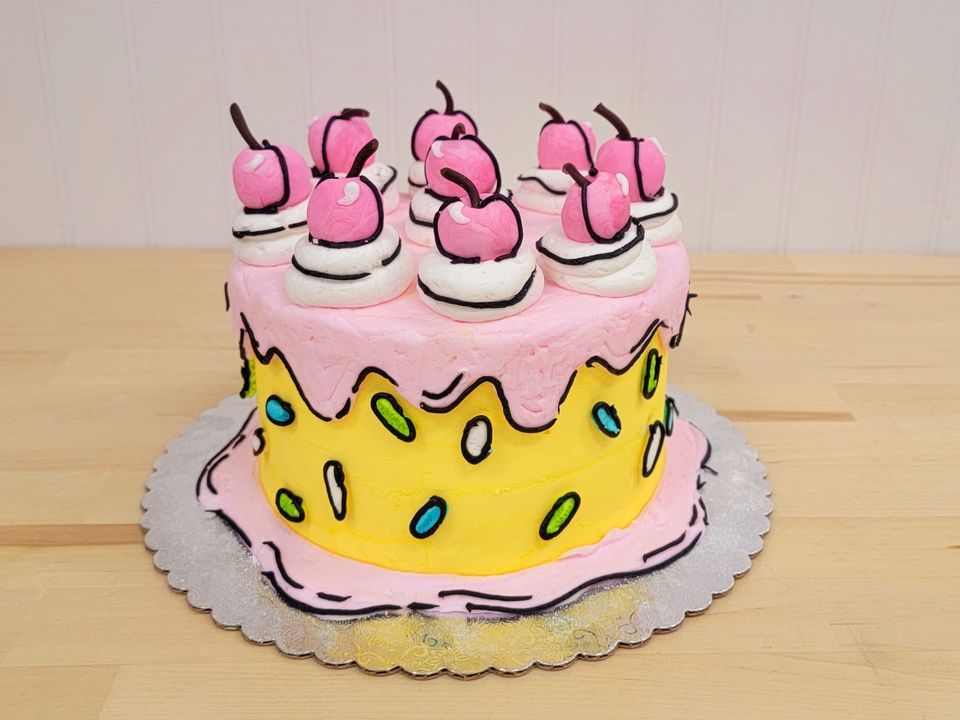 Pop Art Cake Decorating Class