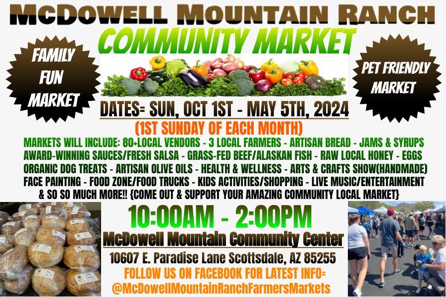 McDowell Mntn Community Farmers Market & Artisan Craft Show(North