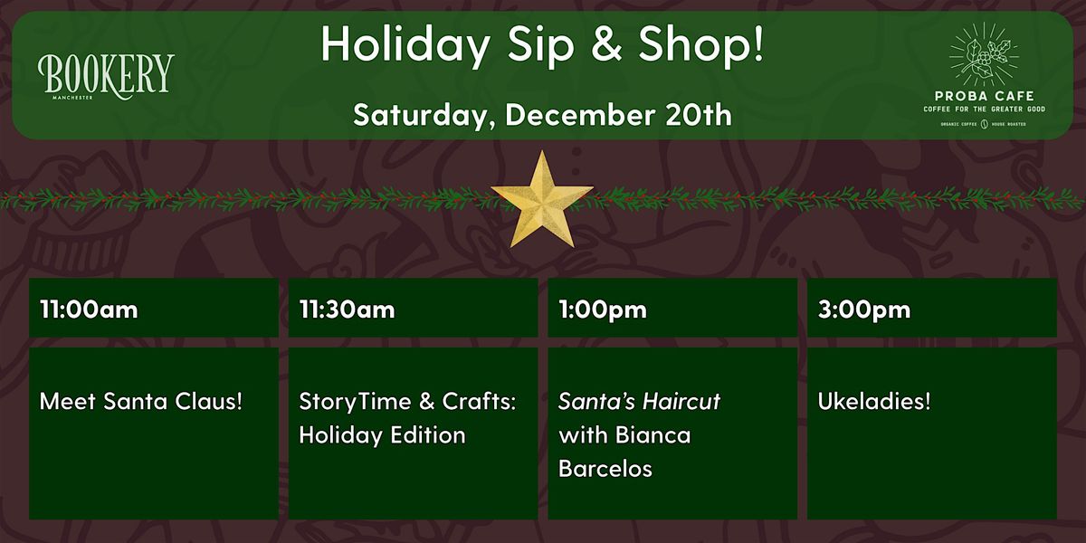 Holiday Sip & Shop!