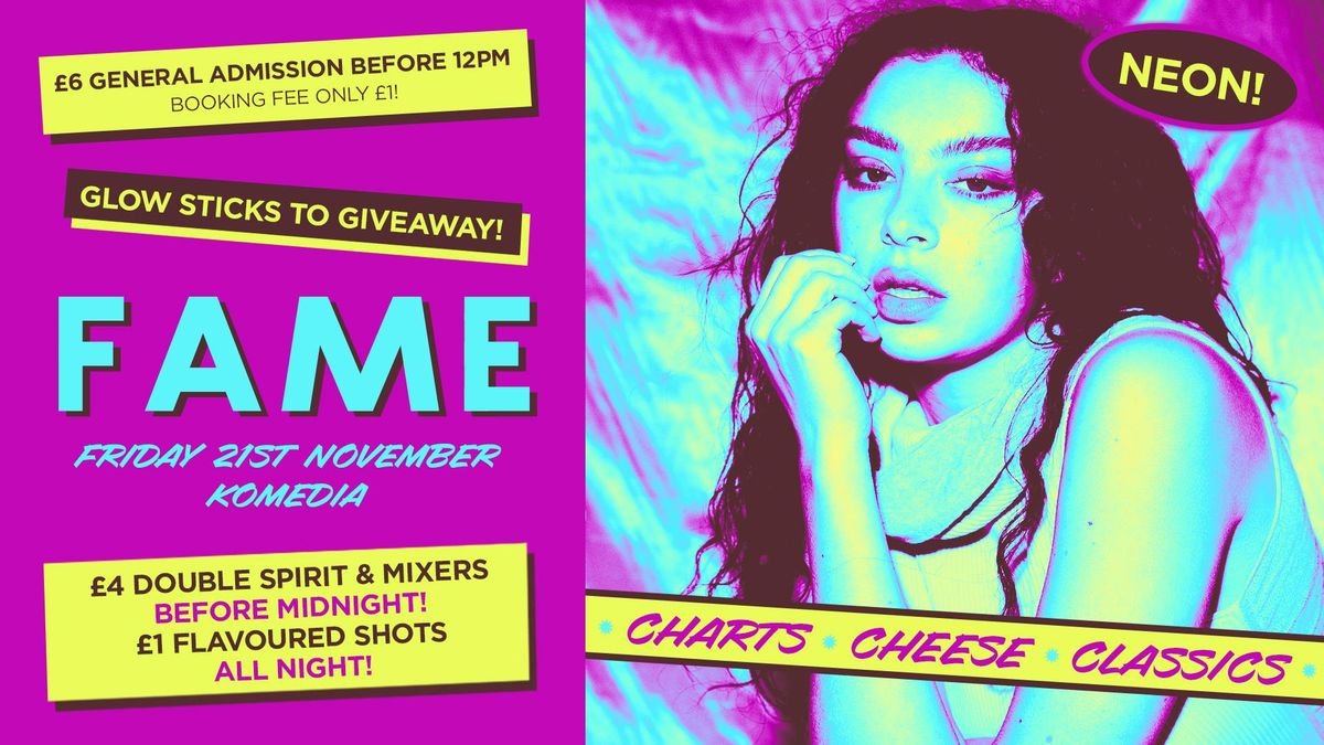 FAME \/\/ CHARTS, CHEESE, CLASSICS \/\/ 400 SPACES ON THE DOOR!