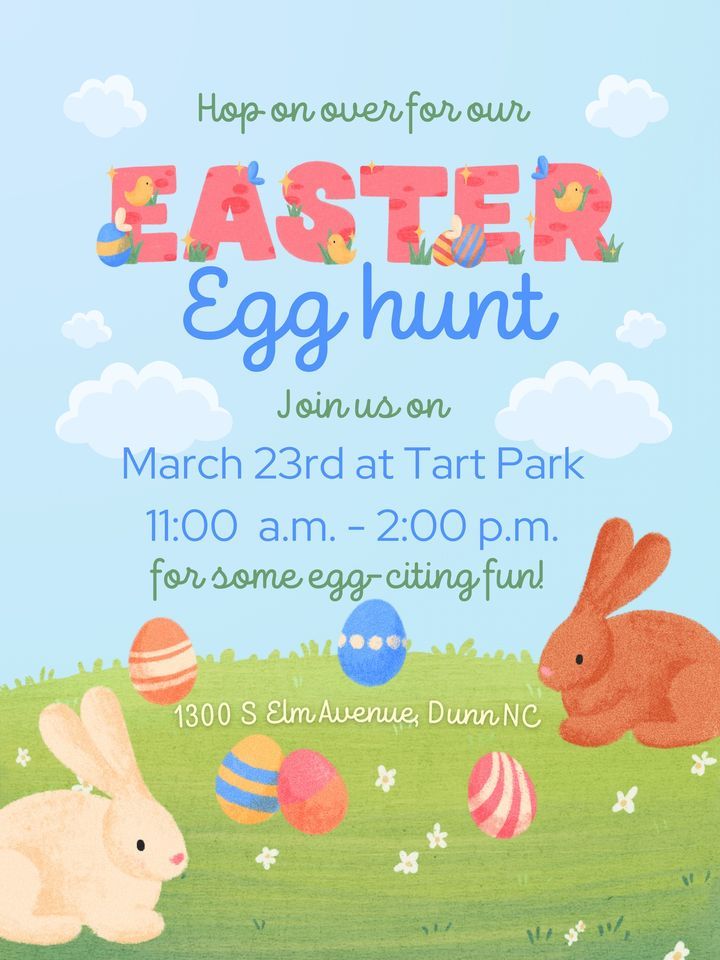 2024 Easter Egg Hunt | Clarence Lee Tart Memorial Park, Dunn, NC ...