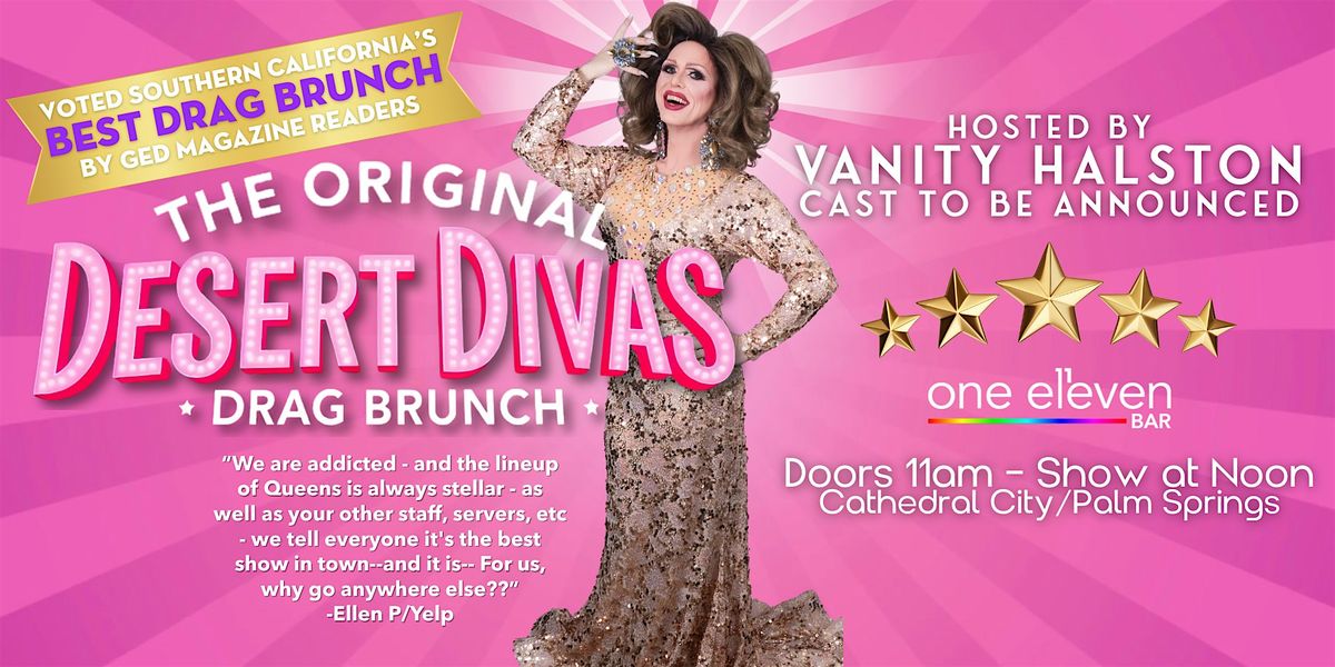 Desert Divas Drag Brunch with Vanity Halston - January 18th