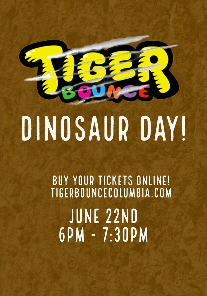Dinosaur Day! Tiger Bounce, Columbia, MO June 22, 2023