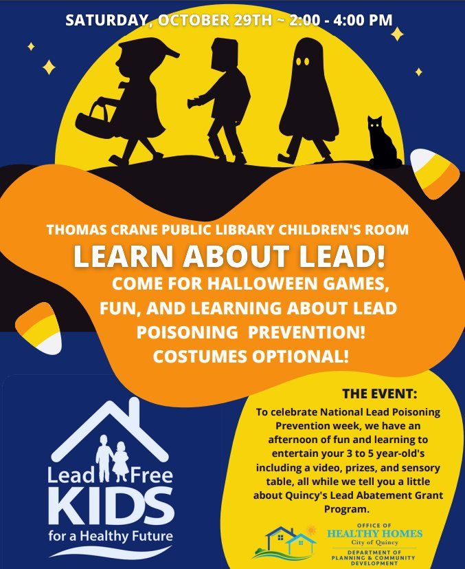 Lead Poisoning Prevention Week Information and Halloween Fun Event