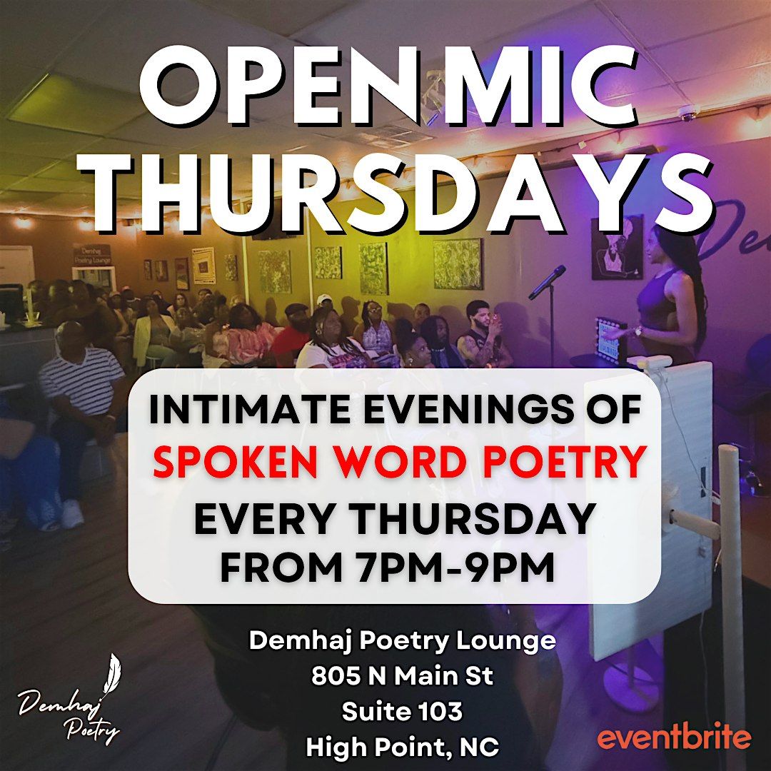 Open Mic Poetry Thursdays