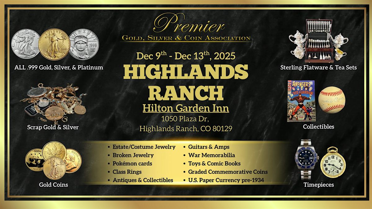Highlands Ranch, CO FREE 5- Day Event