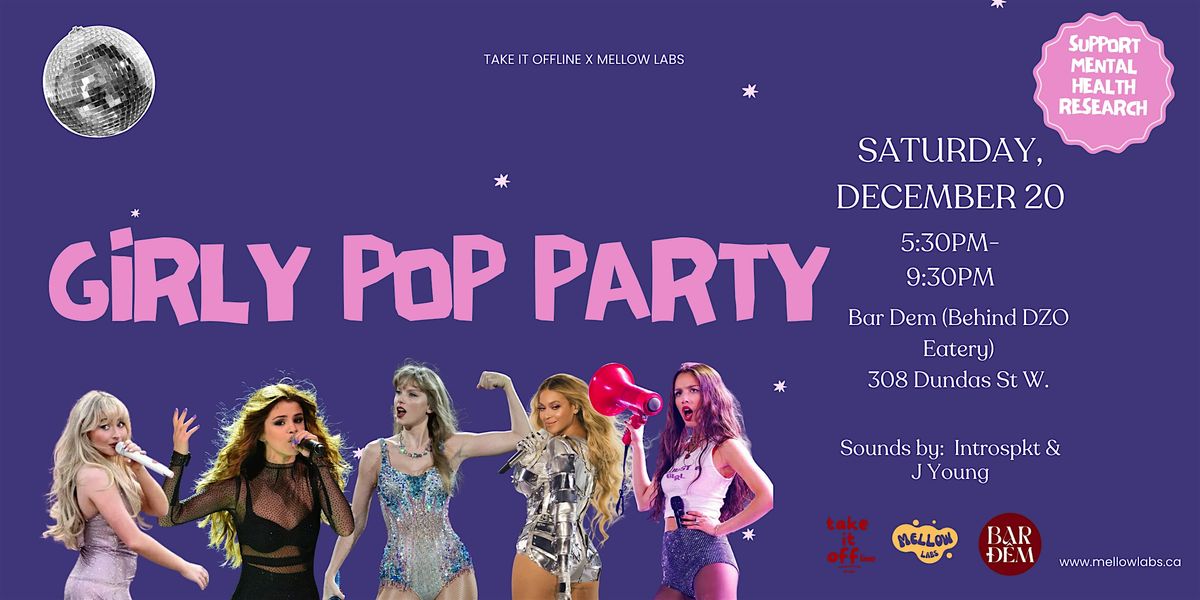 Girly Pop Party: Swift. Beyonc\u00e9. Gomez. Demi.