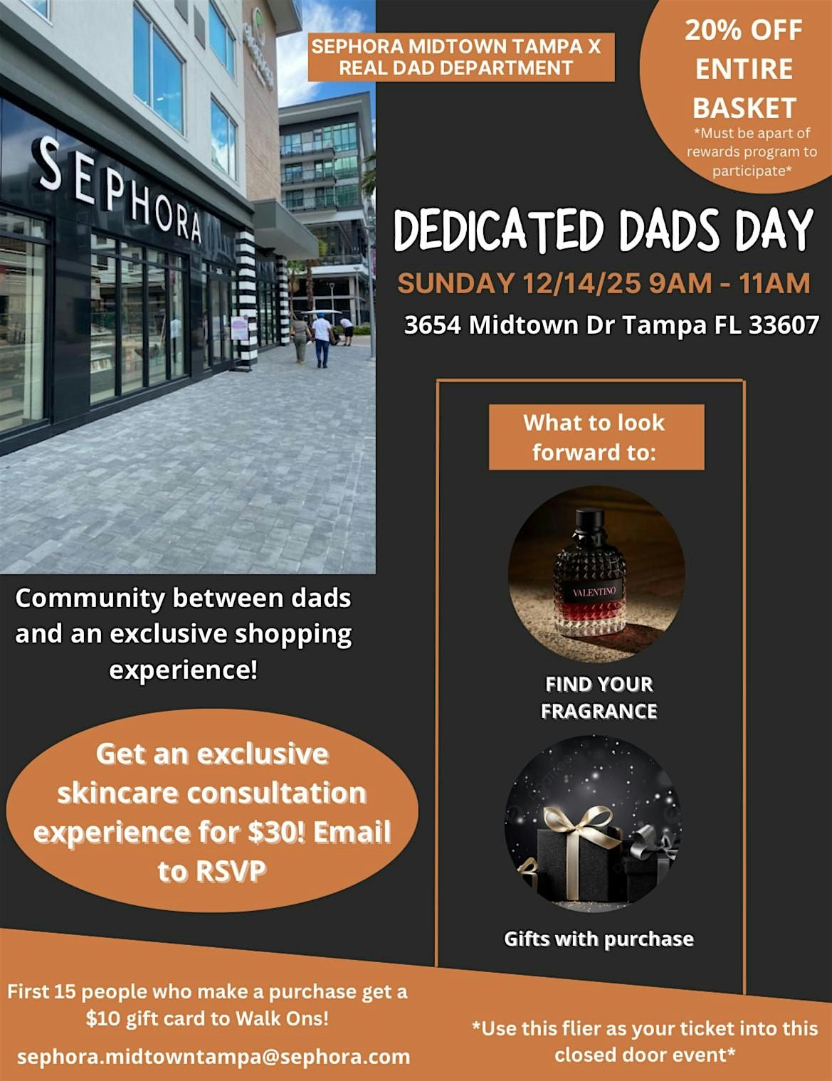 Real Dad Dept. x Sephora Dedicated Dads Day