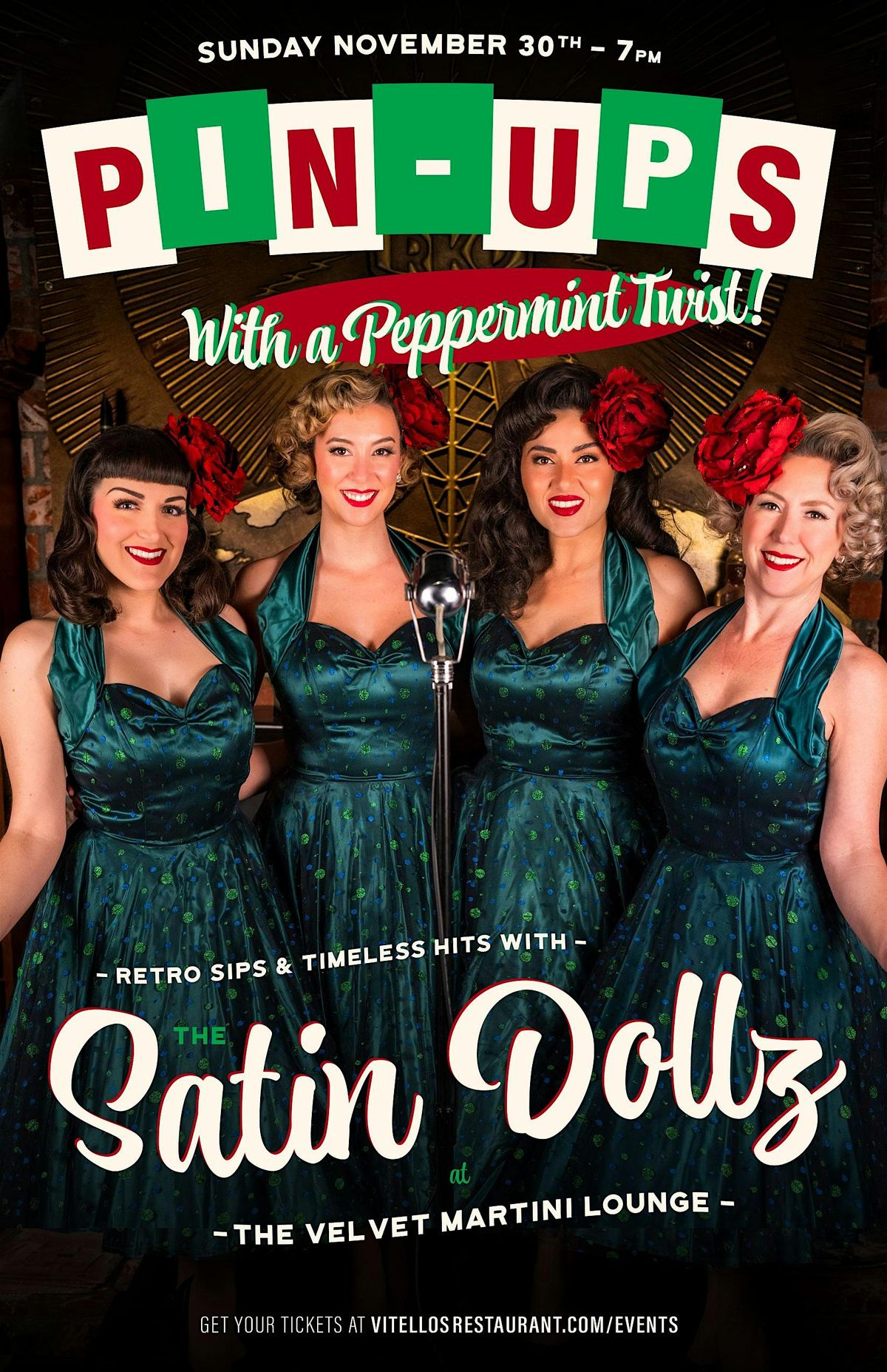 Pin-Ups with a Peppermint Twist Starring The Satin Dollz