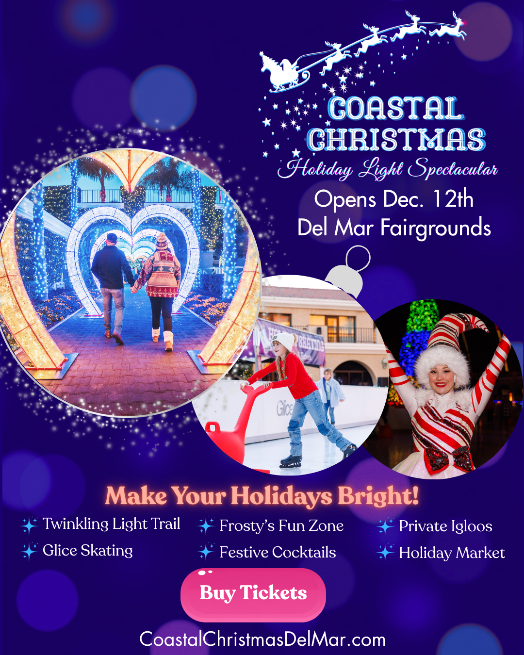 Coastal Christmas Holiday Lights Spectacular At Del Mar Fairgrounds At coastal-christmas-holiday-lights-spectacular-at-del-mar-fairgrounds-at