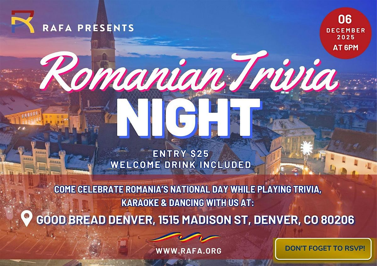 Romanian Trivia Night