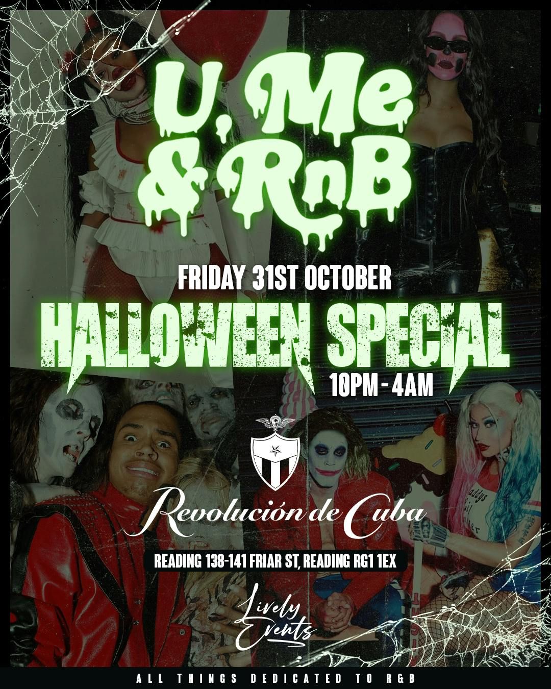 Reading: U, ME & RNB Halloween special