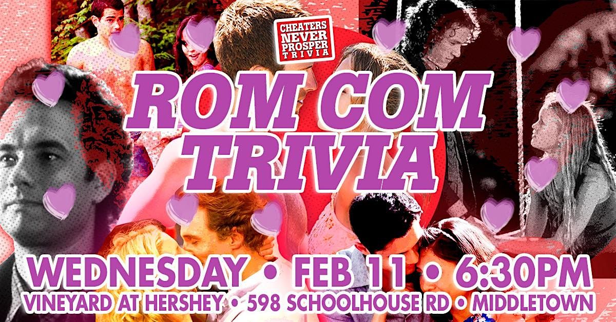 Rom Com trivia at The Vineyard at Hershey