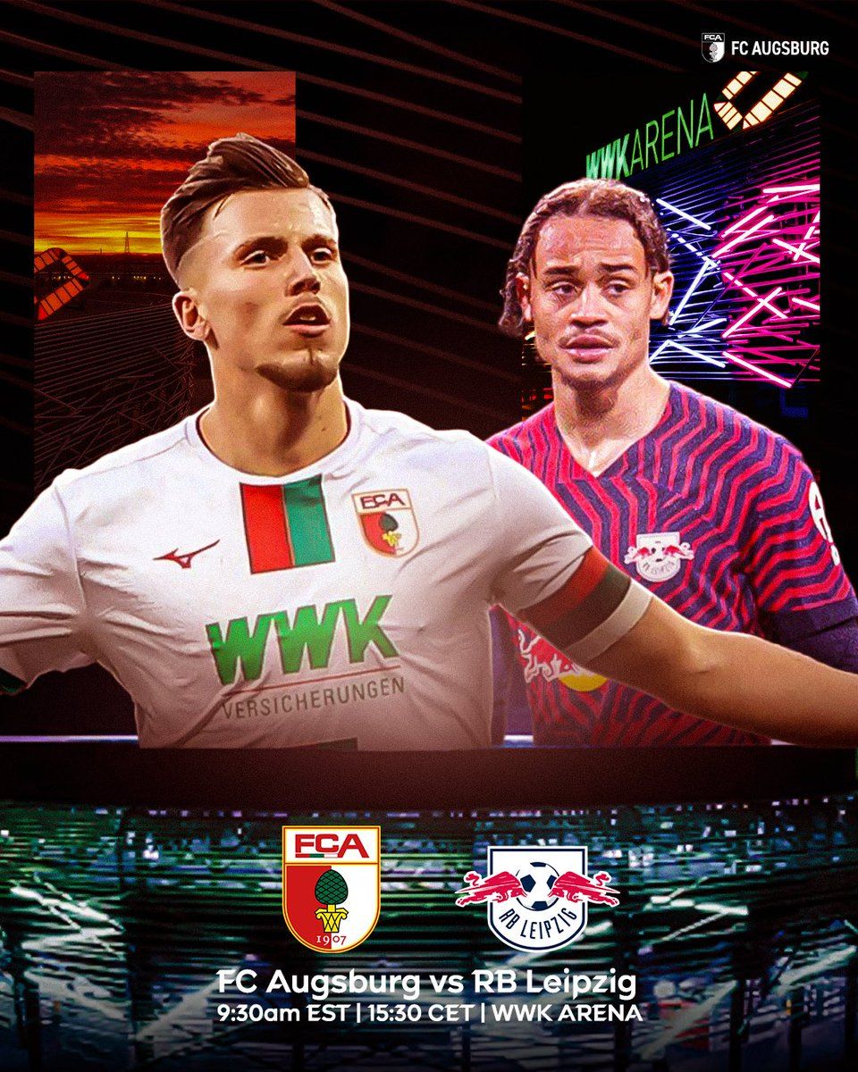 FC Augsburg vs RB Leipzig at WWK Arena