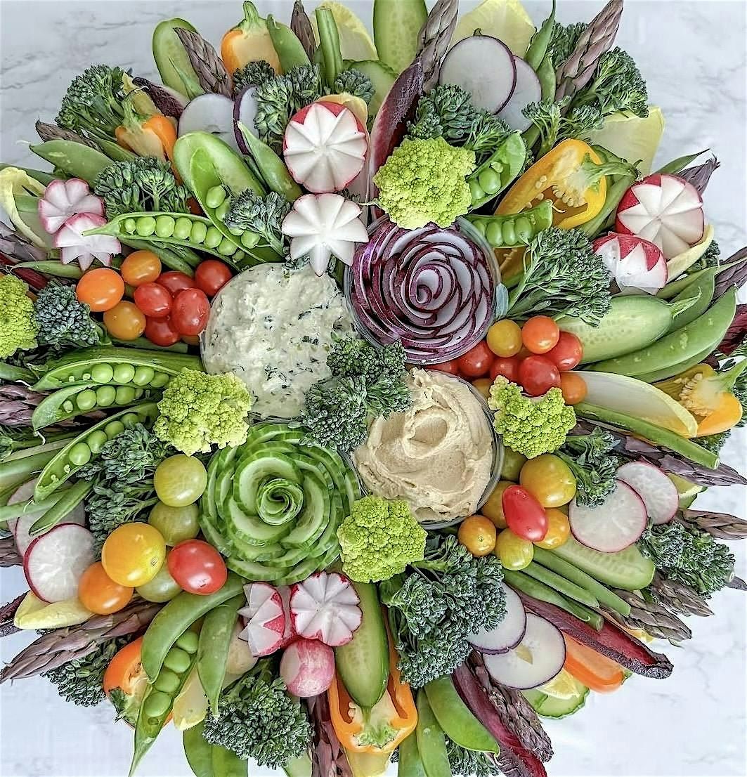 Petals & Produce: Build a Blooming Crudit\u00e9 Board