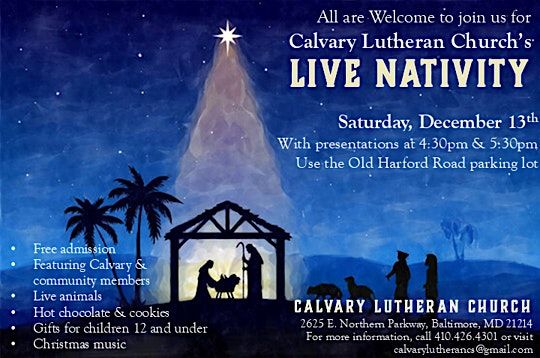 Live Nativity