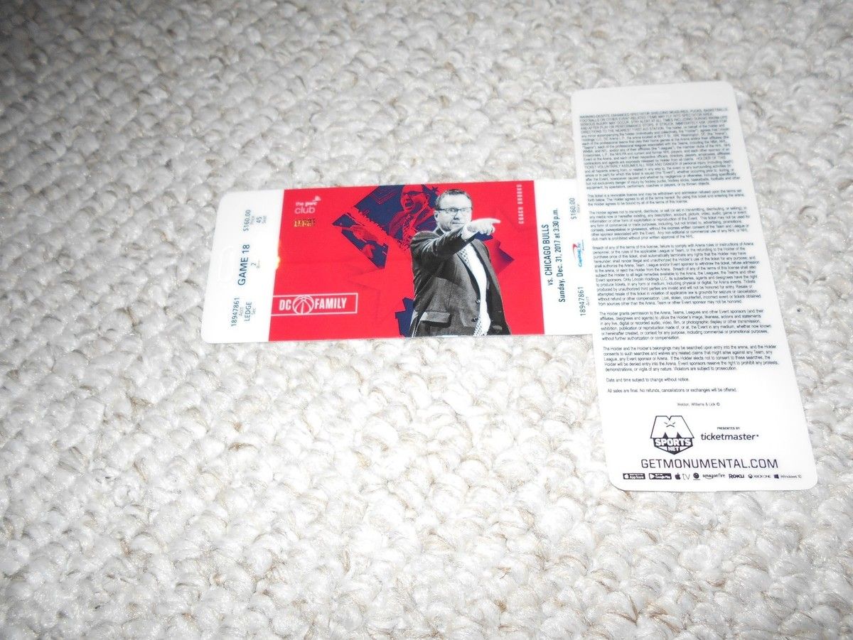 Chicago Bulls at Washington Wizards Tickets