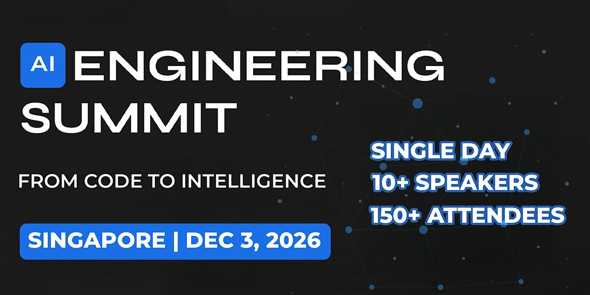 Engineering Room Build AI Engineering Summit | Singapore | 2026 at Four Points by Sheraton ...