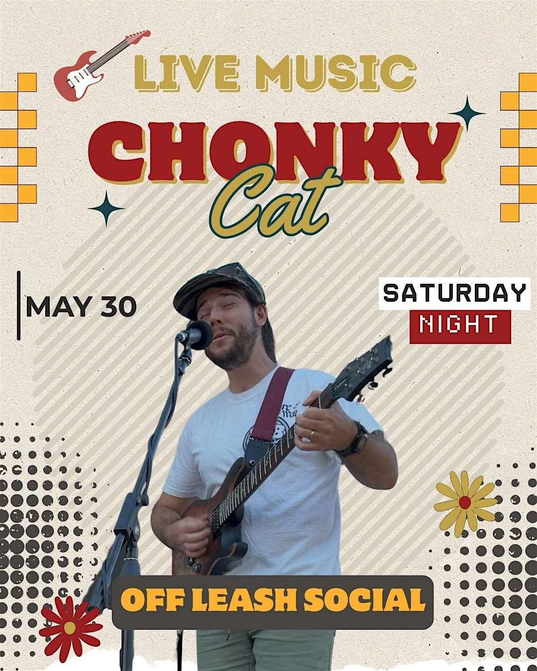 Live Music at Off Leash Social featuring Chonky Cat