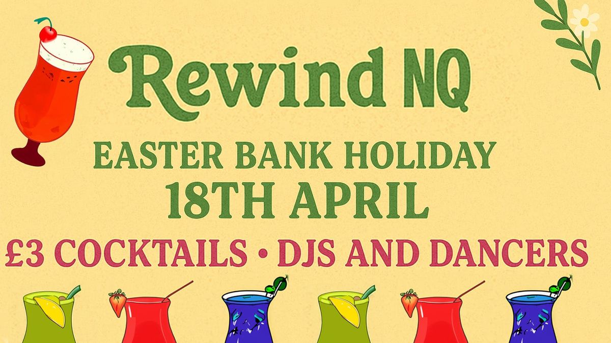 Bank Holiday Basement Bash \u00a33 COCKTAILS