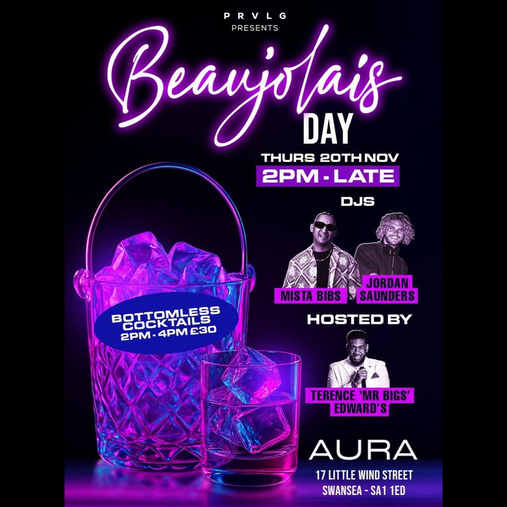 Beaujolais day @ Aura swansea