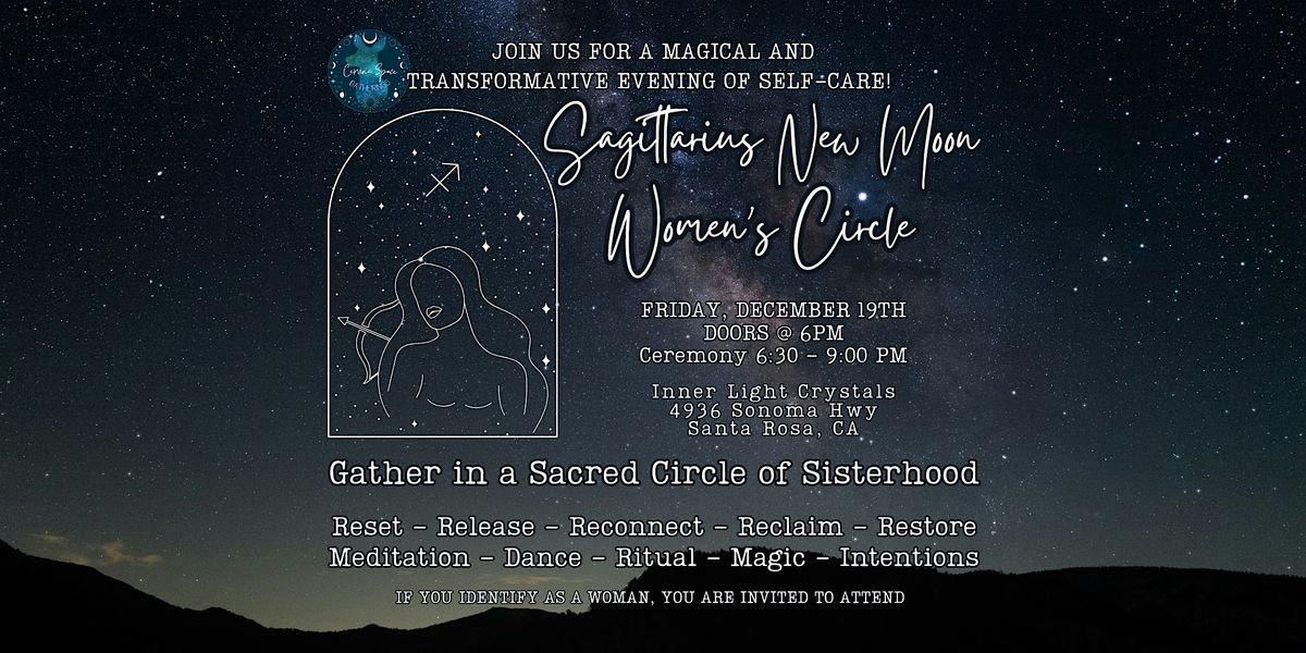Sagittarius New Moon Women's Circle