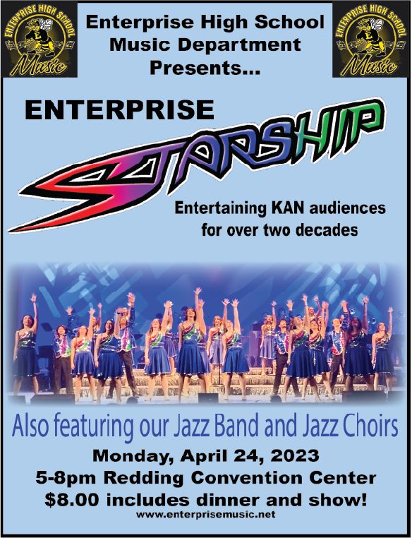 Starship and EHS Jazz at Kool April Nites Redding Civic Auditorium