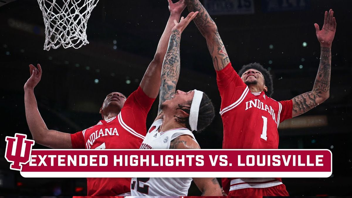 Indiana Hoosiers vs Louisville Cardinals Mens Basketball at Gainbridge Fieldhouse