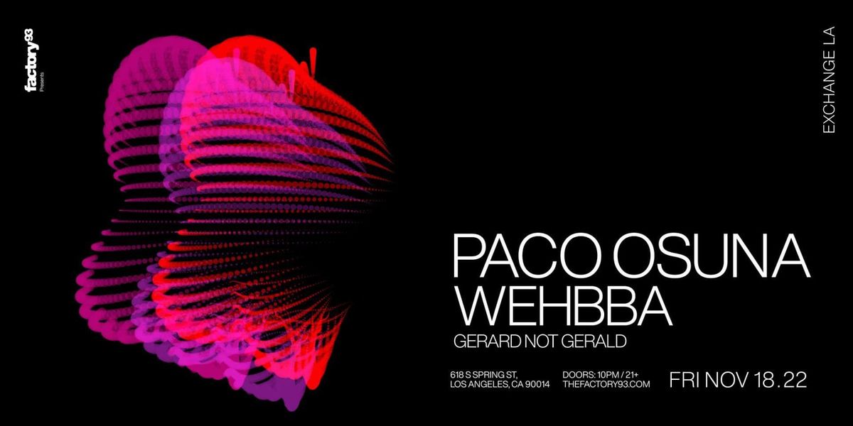 Paco Osuna at Club Space at The Ground Miami