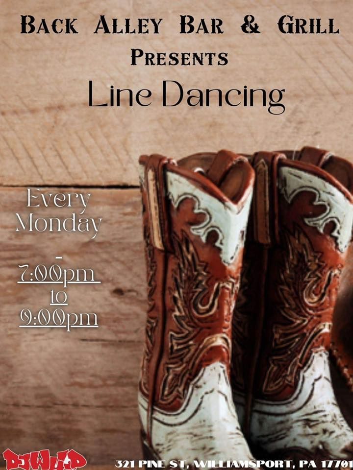 Line Dancing Back Alley Bar & Grill, Williamsport, PA August 1, 2022