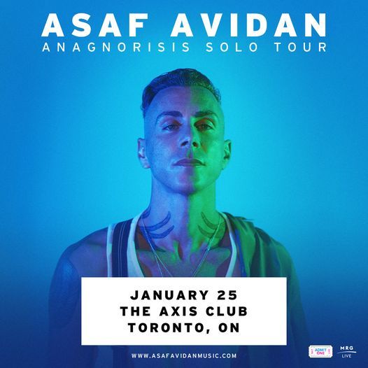 Asaf Avidan January 25th, 2022 The Axis Club The Axis Club, Toronto, ON January 25, 2022