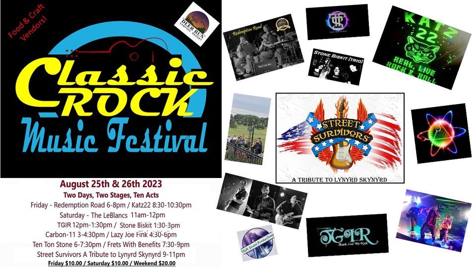 Classic Rock Music Festival Deer Run Camping Resort, York Springs, PA