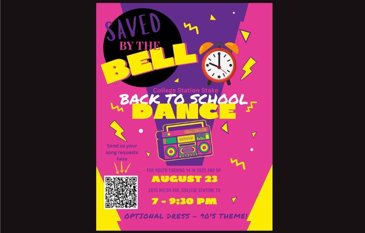 "Back to School" Stake Youth Dance
