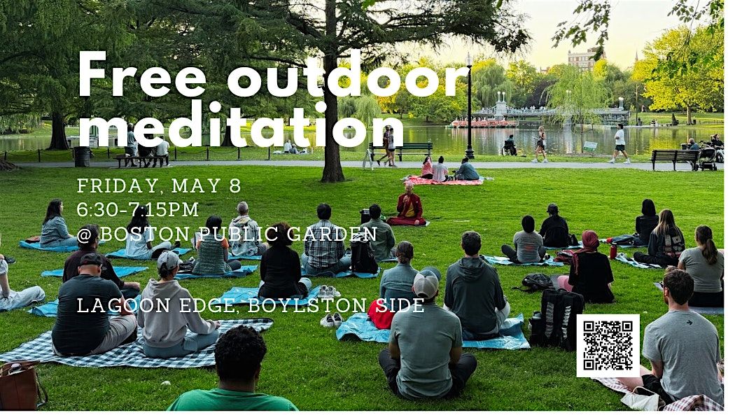 Free Outdoor Meditation at Boston Public Garden